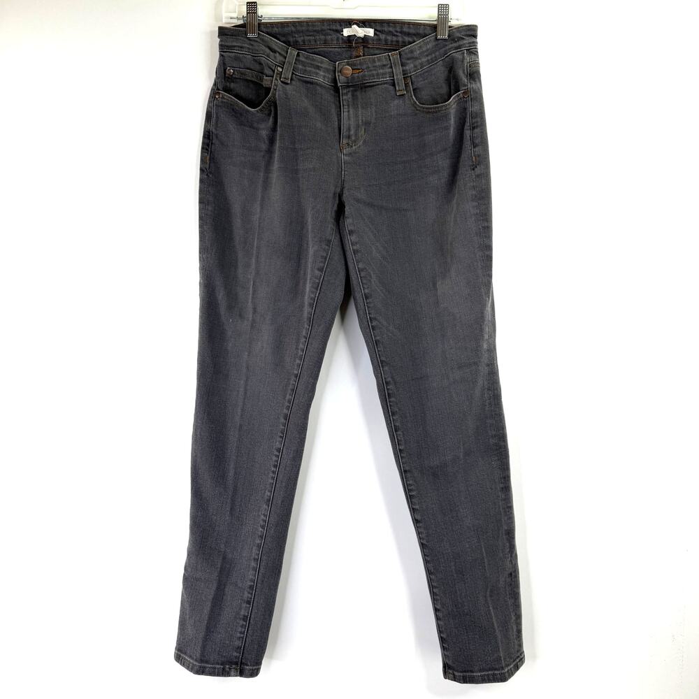 Eileen Fisher Organic Cotton Straight Leg Jeans Size 4